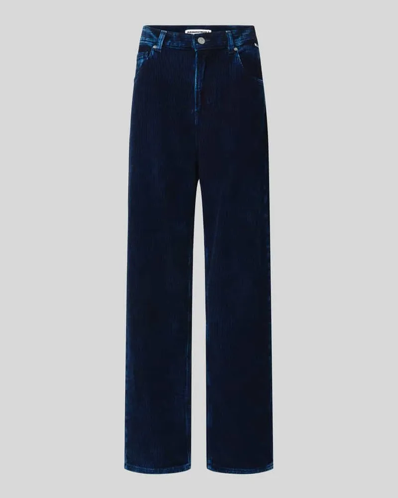 Armedangels Loose Fit Hose aus Cord Modell 'HAAYI INDIGO CORD Jeansblau
