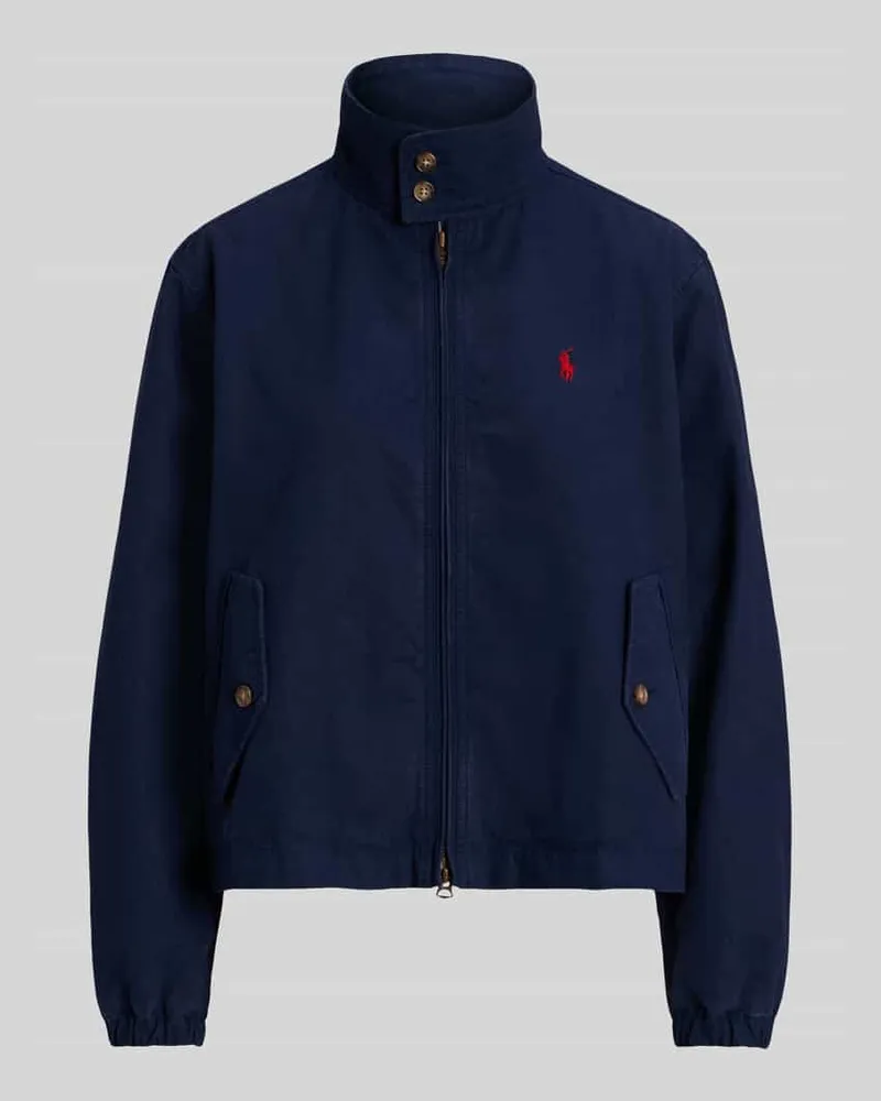Ralph Lauren Regular Fit Blouson aus reiner Baumwolle Marine