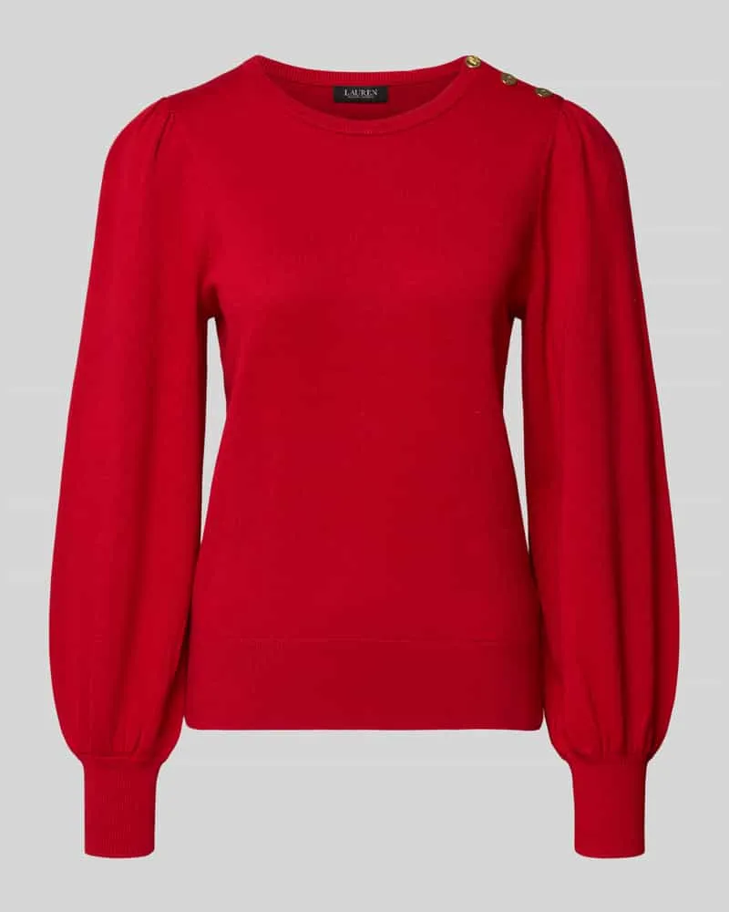 Ralph Lauren Strickpullover mit Knöpfen Modell 'DONTREY Rot