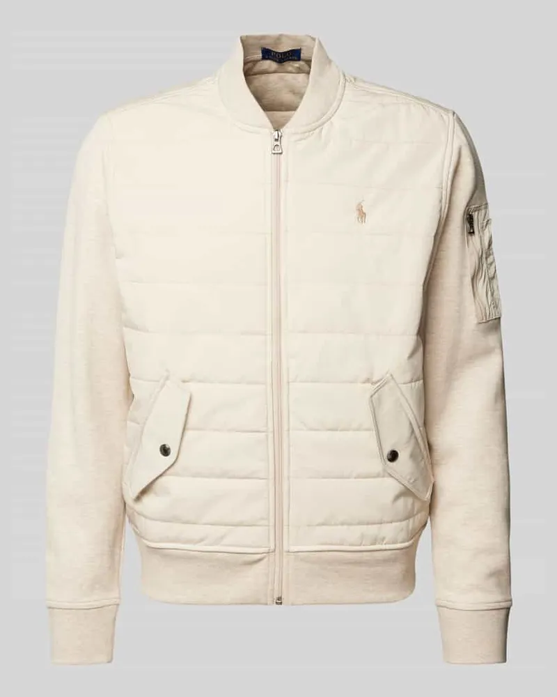 Ralph Lauren Sweatjacke mit Logo-Stitching Beige