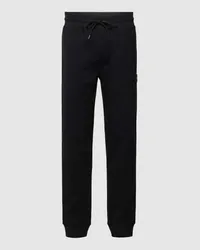 HUGO BOSS Sweatpants mit elastischem Bund Modell 'Lamont Black