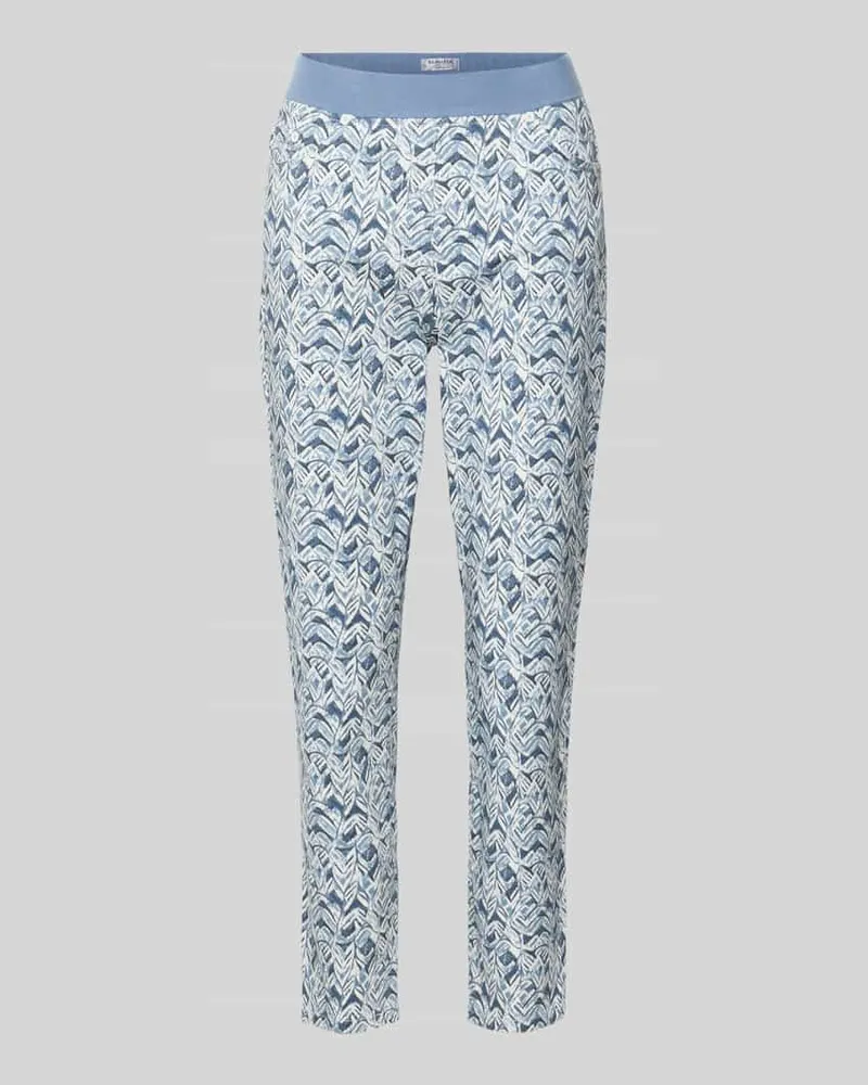 Brax 6/8-Hose im 5-Pocket-Design Modell 'Pamina Blau