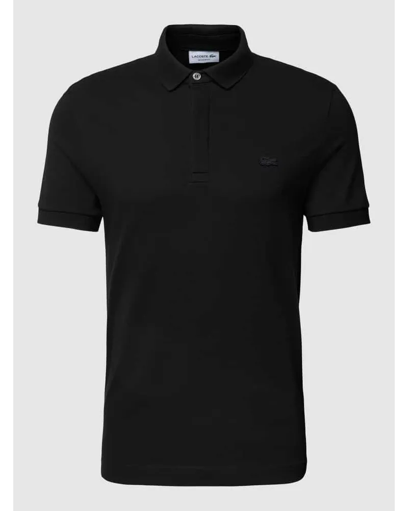 Lacoste Regular Fit Business-Hemd mit Strukturmuster Modell 'HANK Black