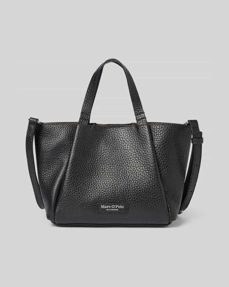 Marc O'Polo Umhängetasche aus echtem Leder Black