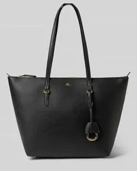 Ralph Lauren Handtasche mit Label-Applikation Modell 'KEATON Black