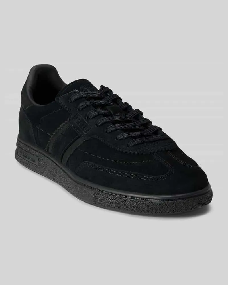Ralph Lauren Sneaker aus echtem Leder Black