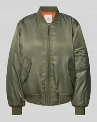 Anine Bing Bomberjacke mit Stehkragen Khaki