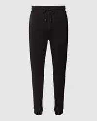 HUGO BOSS Sweatpants in unifarbenem Design Modell 'Sestart Black