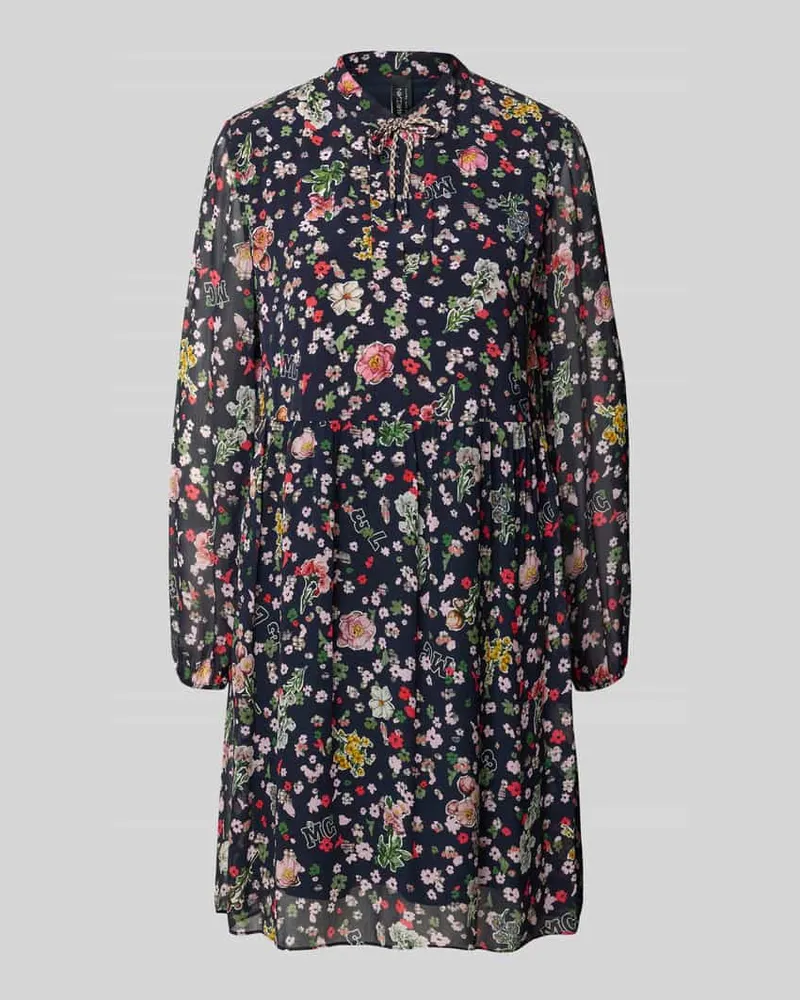 Marc Cain Relaxed Fit Kleid aus reiner Viskose Marine