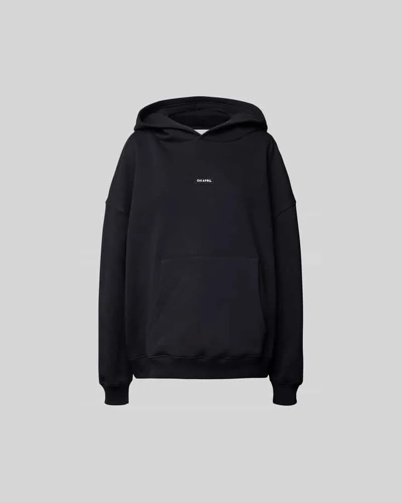 OH APRIL Oversized Hoodie mit Kapuze Black