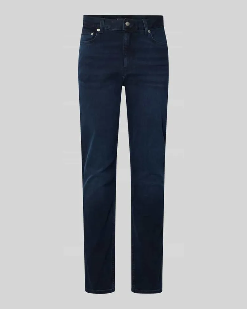 Tommy Hilfiger Slim Fit Jeans aus Baumwoll-Mix Modell 'BLEECKER Dunkelblau