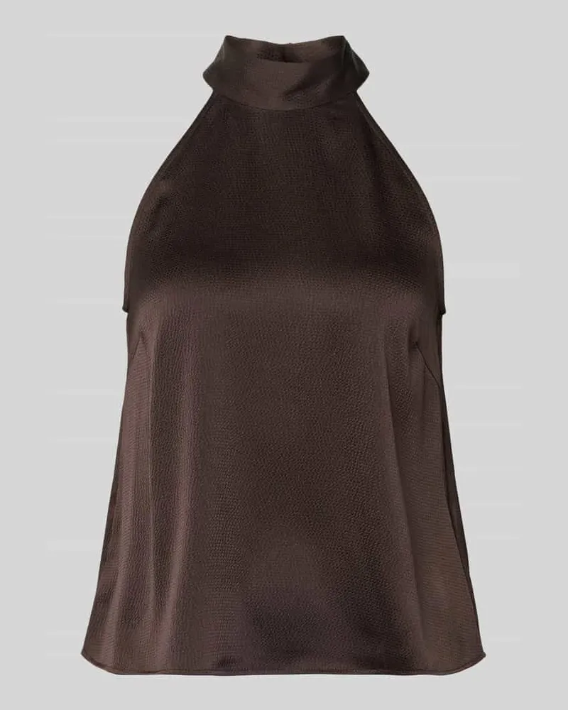 Samsøe & Samsøe Neckholder-Top Modell 'RHEOS Dunkelbraun