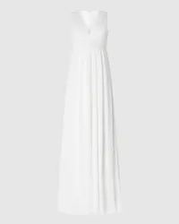 LUXUAR Umstandsbrautkleid im Boho-Look Offwhite