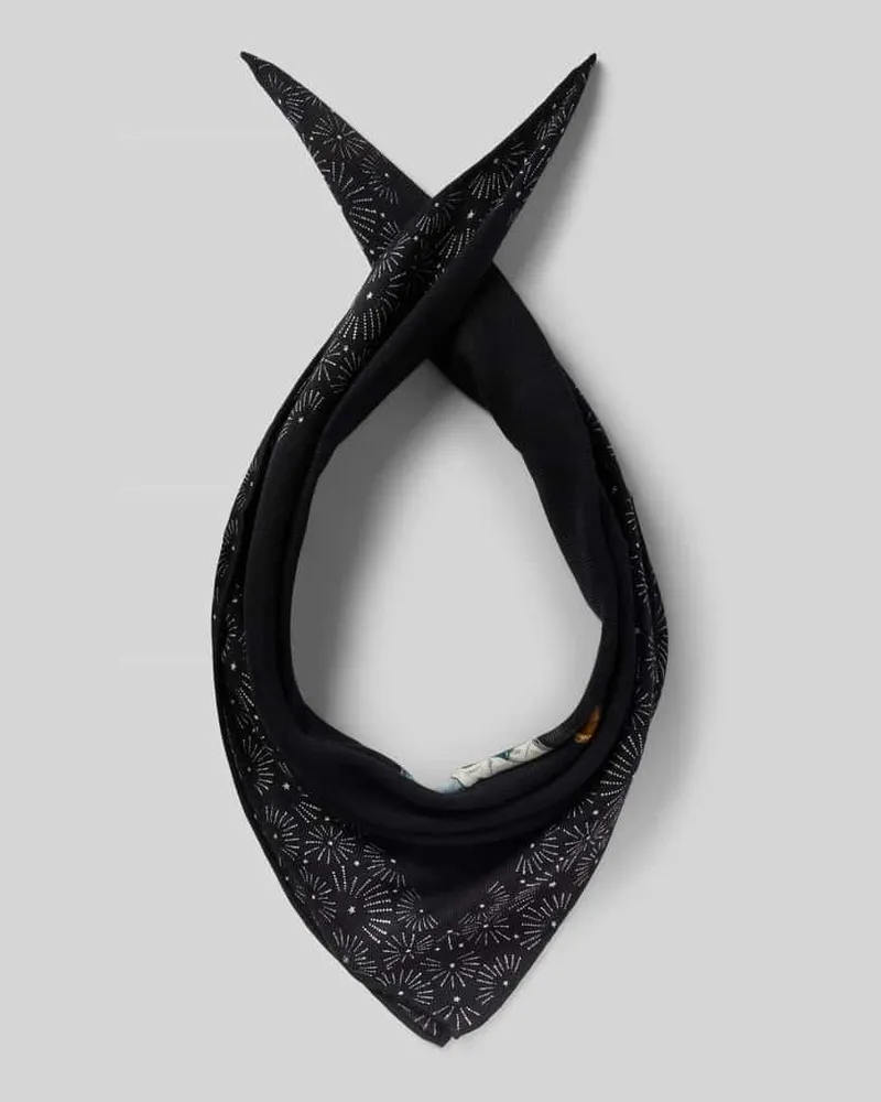 Ralph Lauren Tuch mit Label-Detail aus Wolle Black