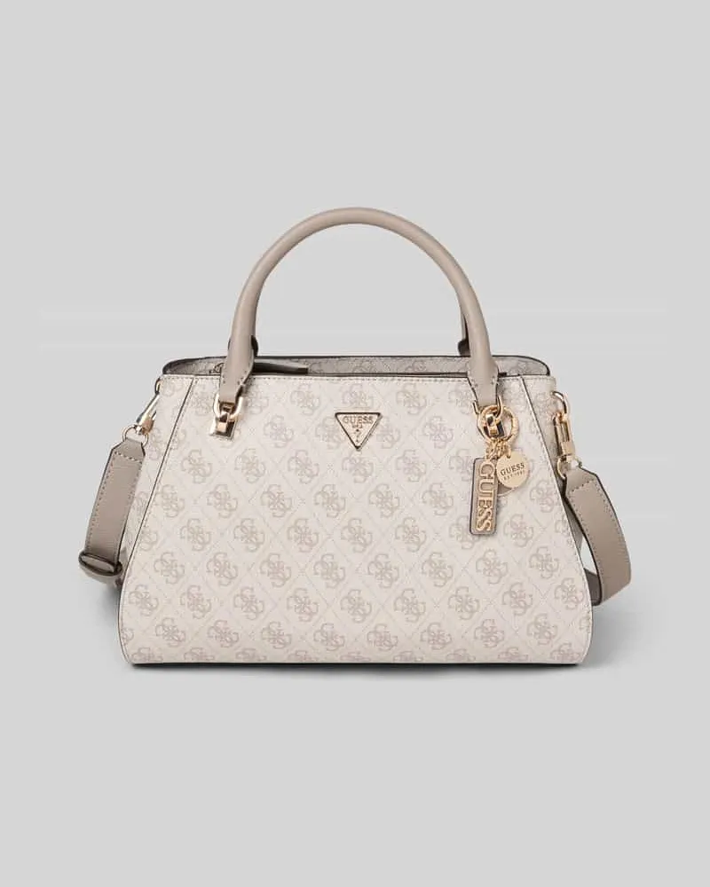 Guess Handtasche in Leder-Optik Modell 'Noelle Taupe