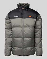 Ellesse Steppjacke mit Label-Stitchings Modell 'CALOROSO Mittelgrau