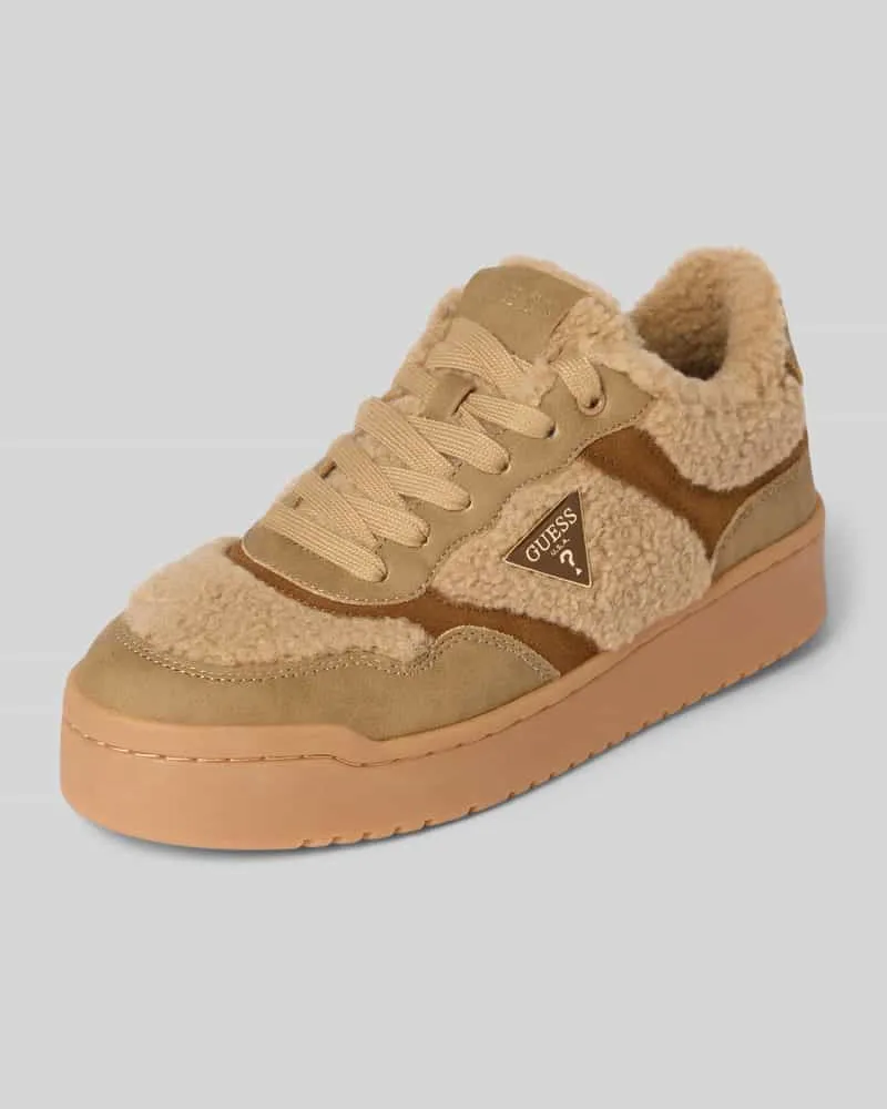 Guess Sneaker mit Logo-Applikation Modell 'Miram Sand