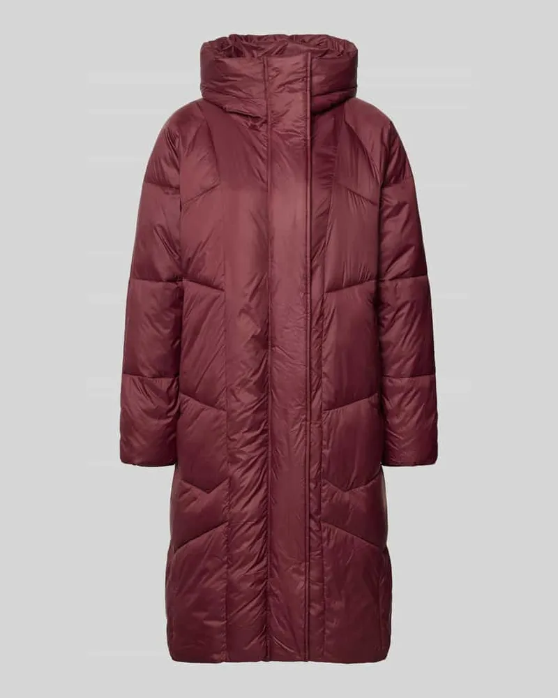 FREEQUENT Steppmantel mit Kapuze Modell 'TIANA Bordeaux