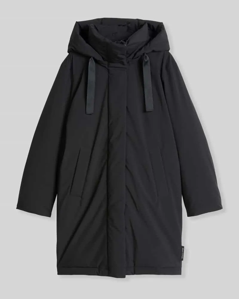 Marc O'Polo Relaxed Fit Parka mit Kapuzenkragen Black