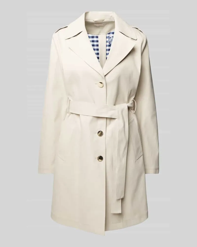 Liu Jo Trenchcoat mit Bindegürtel Ecru
