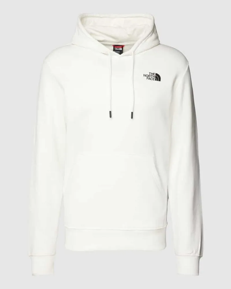 The North Face Hoodie mit Label-Print Offwhite