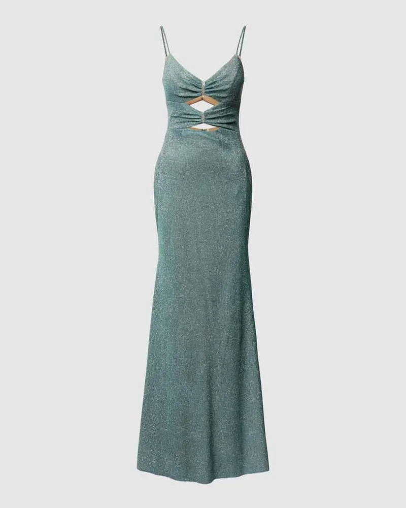 LUXUAR Abendkleid im schimmernden Design Mint