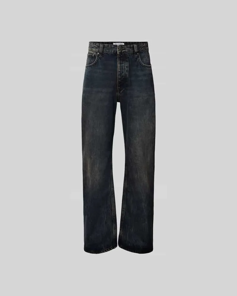 Won Hundred Straight Fit Jeans im 5-Pocket-Design Dunkelblau