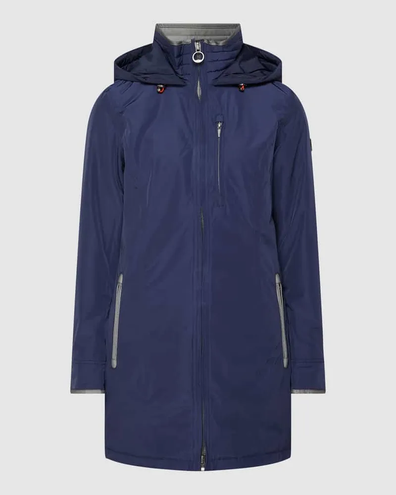 Wellensteyn Regular Fit Jacke mit Label-Detail Modell 'STOCKHOLM Dunkelblau