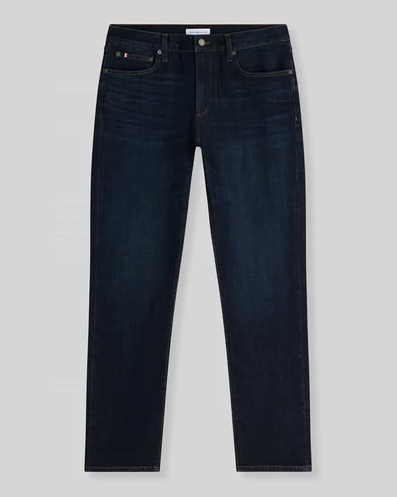 Tommy Hilfiger Straight Fit Jeans aus Baumwoll-Mix Marine
