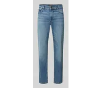 Regular Fit Jeans in unifarbenem Design Modell 'HOUSTON