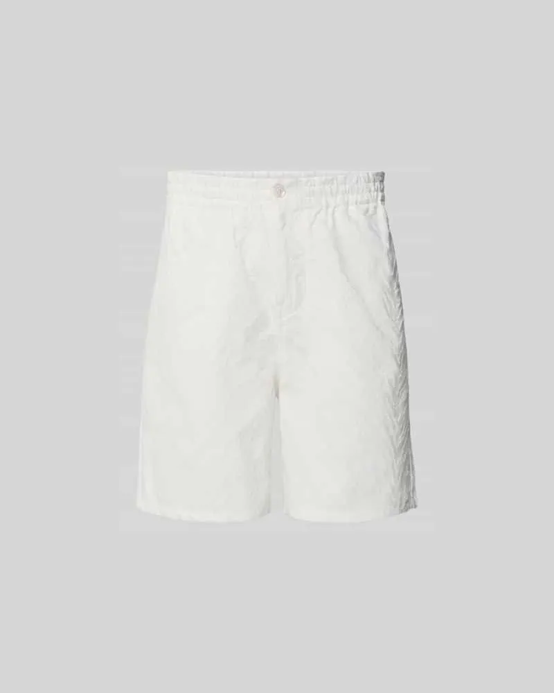Kenzo Shorts mit Strukturmuster Offwhite