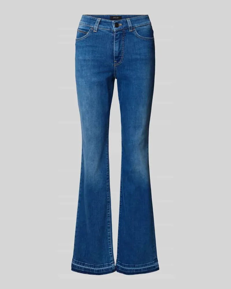 Marc Cain Flared Jeans mit 5-Pocket-Design Modell 'FARO Bleu