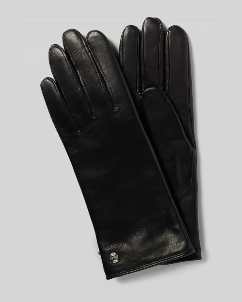 Roeckl Handschuhe aus echtem Leder Modell 'HAMBURG Black