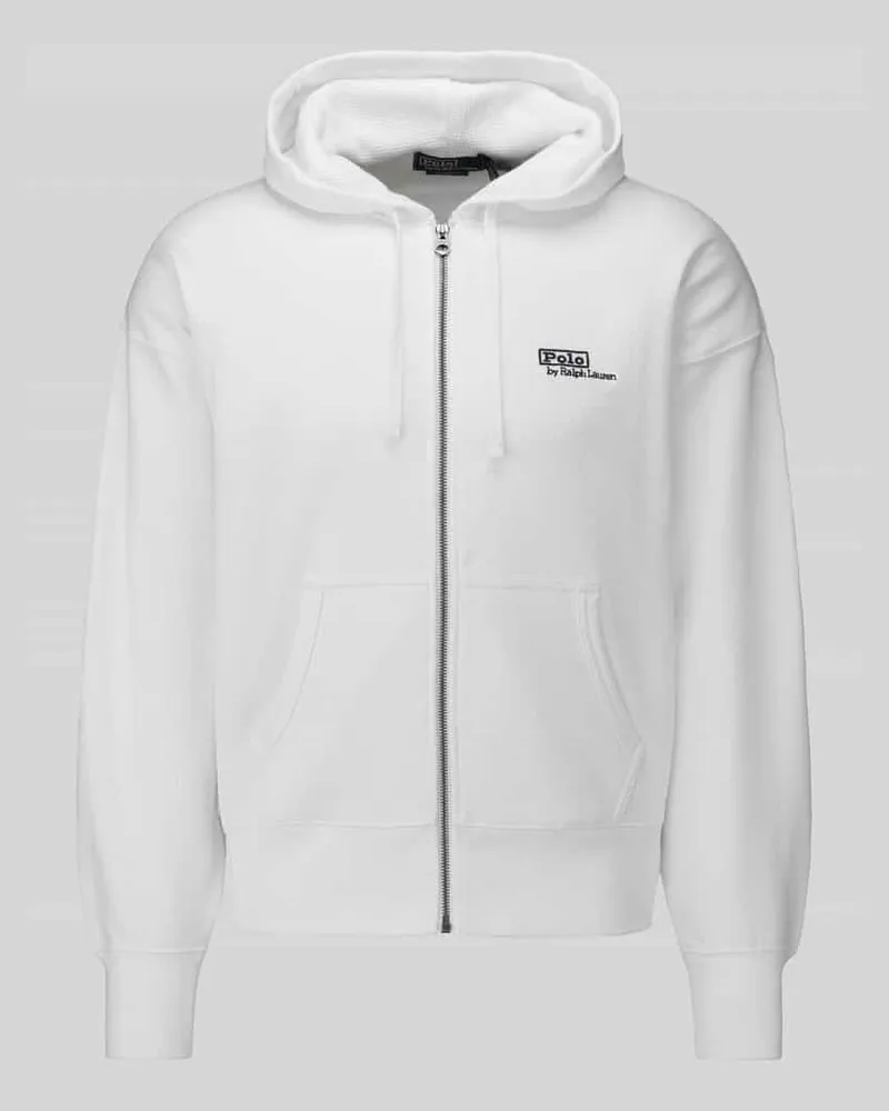 Ralph Lauren Sweatjacke mit Logo-Print Weiss