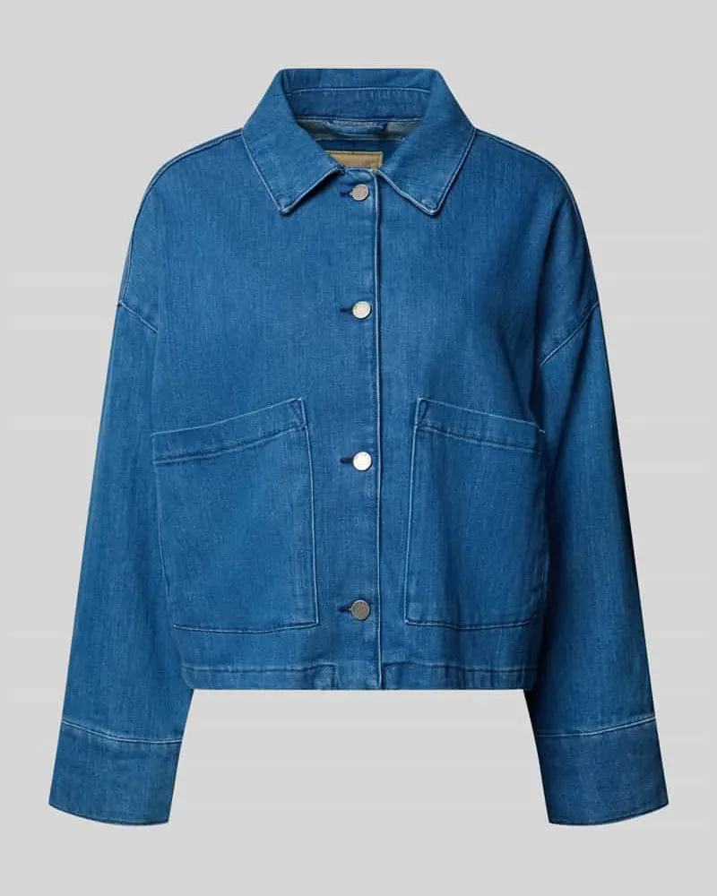 Smith & Soul Jeansjacke mit aufgesetzten Taschen Blau