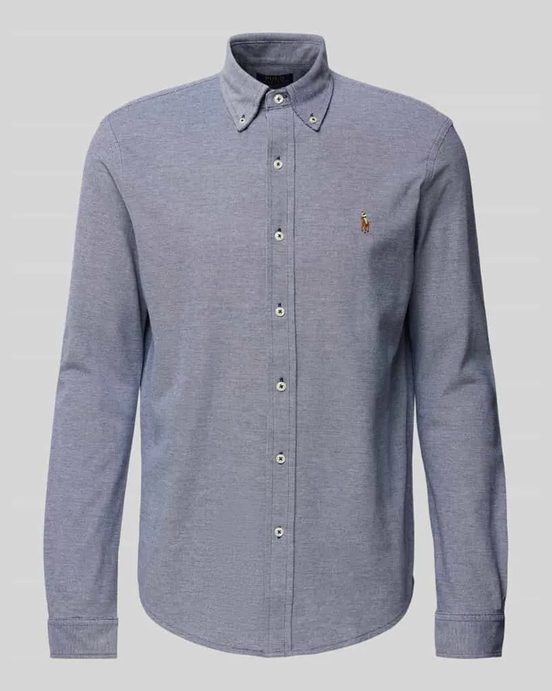 Ralph Lauren Regular Fit Freizeithemd mit Logo-Stitching Marine