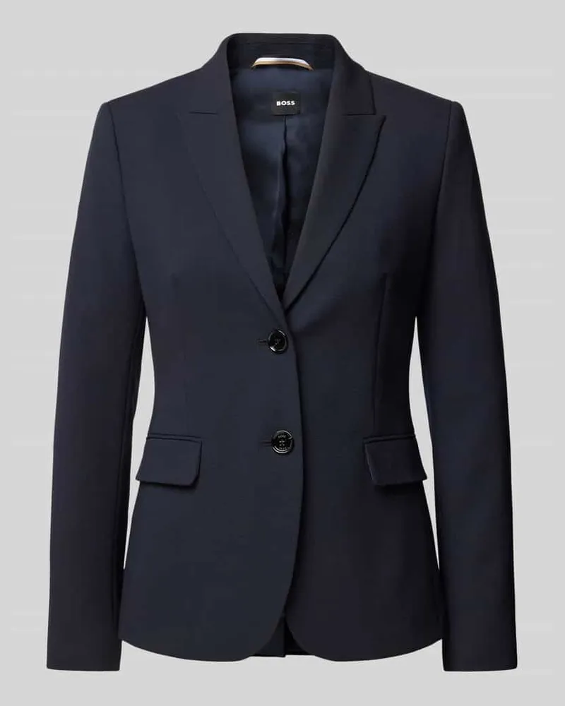 HUGO BOSS Blazer mit Pattentaschen Modell 'Juleah Marine