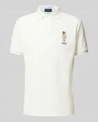 Ralph Lauren Poloshirt mit Label-Stitching Weiss