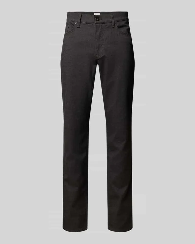 Brax Stoffhose mit Viskose-Anteil im 5-Pocket-Design Modell 'Cadiz Anthrazit