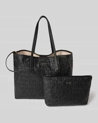 Guess Handtasche mit Label-Applikation Modell 'VIKKY II Black