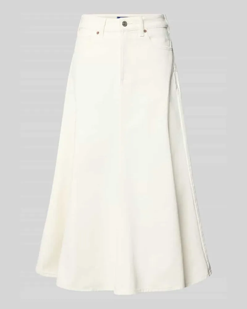 Scotch&Soda Maxirock mit Eingrifftaschen Weiss