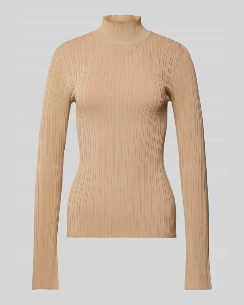 IVY & OAK Strickpullover mit Stehkragen Modell 'KYLIE Camel