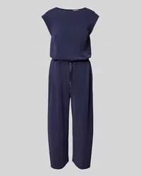 COMMA Jumpsuit mit Tunnelzug Marine