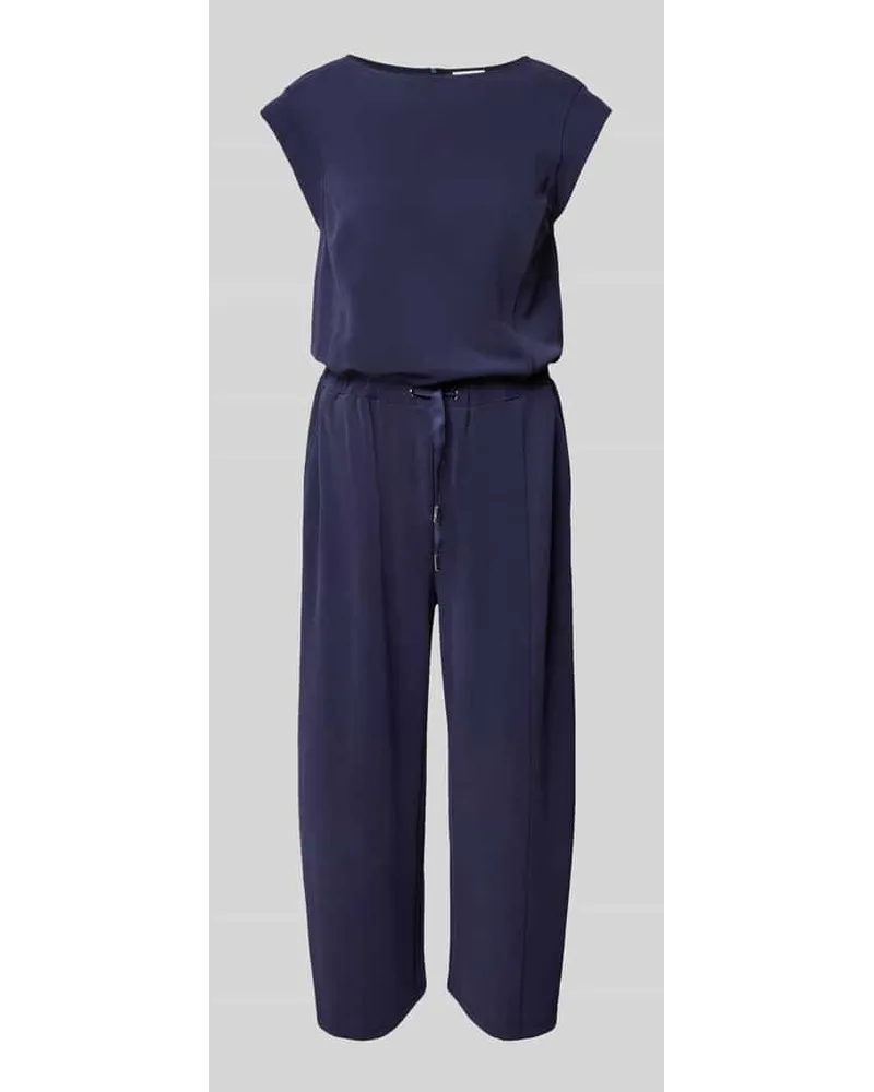 COMMA Jumpsuit mit Tunnelzug Marine