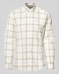 Barbour Regular Fit Freizeithemd mit Button-Down-Kragen Stein