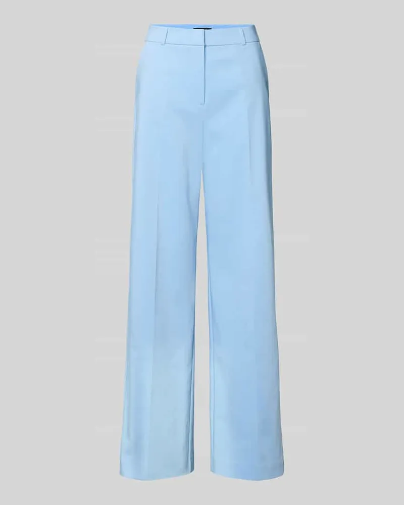COMMA Wide Leg Hose mit Gesäßtaschen Blau