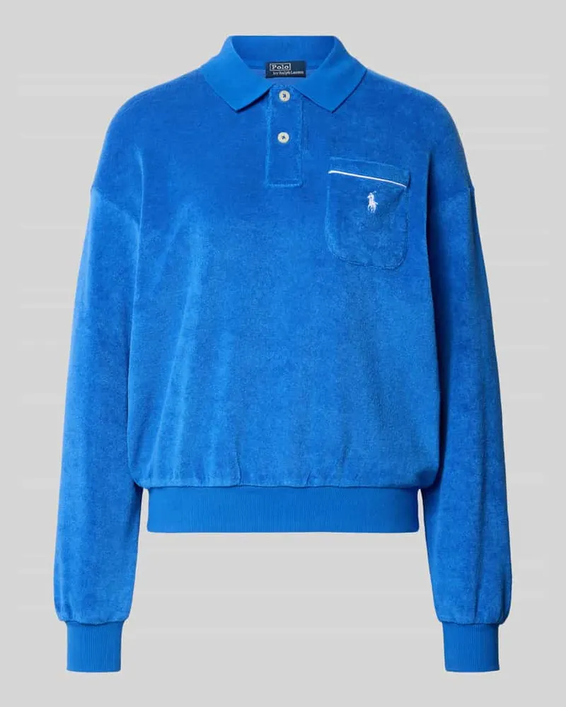 Ralph Lauren Regular Fit Poloshirt aus Baumwoll-Mix Bleu