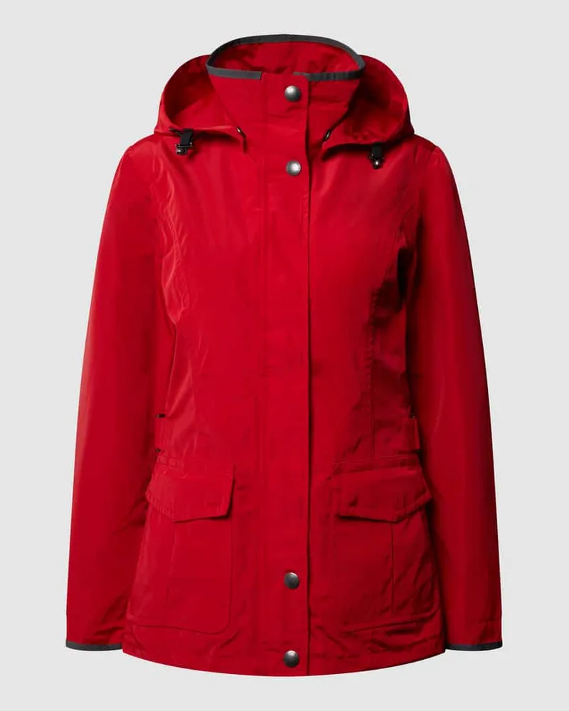 Wellensteyn Regular Fit Funktionsjacke mit abnehmbarer Kapuze Modell 'ARUBA Rot