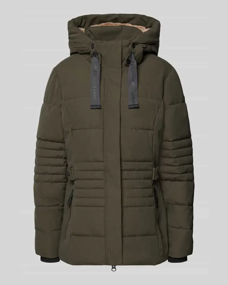 G.I.G.A. DX Jacke mit Kapuze und Label-Patch Oliv