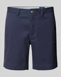 Ralph Lauren Kurze Hosen mit 5-Pocket-Design und geradem Schnitt Rauchblau